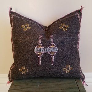 Cactus (Sabra) Silk Moroccan Pillow Cover